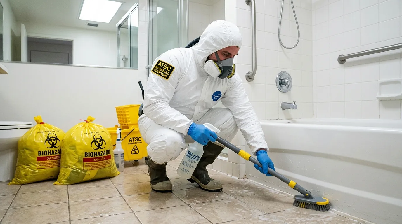 Decontamination equipment deployed for Blood Cleanup in Allen